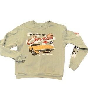 General Motors official Corvette women’s Green sweatshirt size small